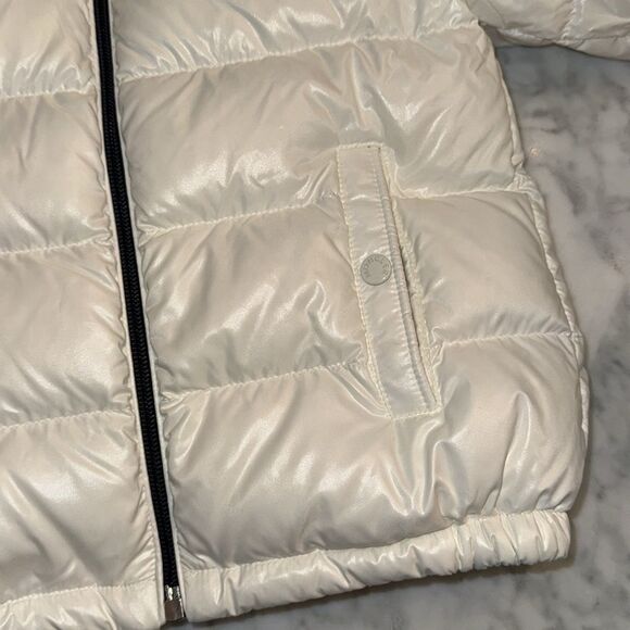 MONCLER WHITE UNISEX HOODED DOWN JACKET 3Y - Picture 9 of 17